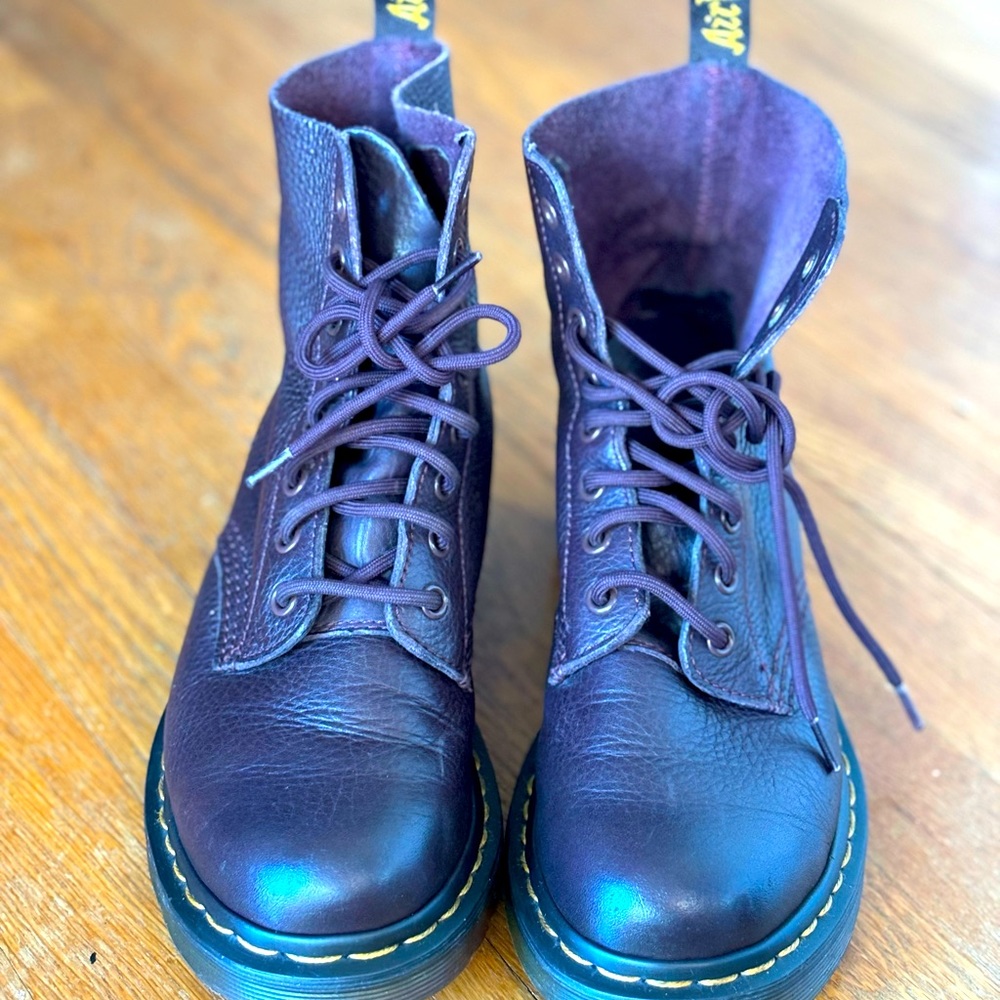 Dr. Martens Pascal Boot Burgandy Red Leather